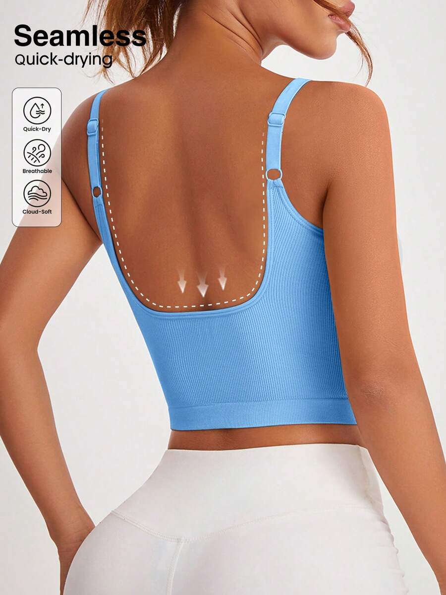 Women's Slogan Graphic Sports Tee With Calm Print Casual Workout Tank Top Gym Fitness Activewear Yoga Shirt Sleeveless Top