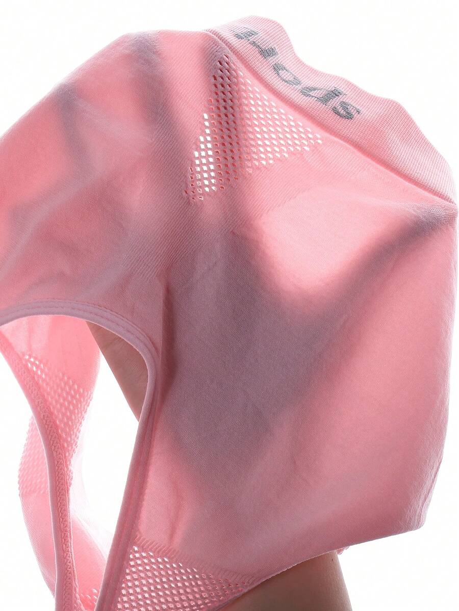 Women's Letter Print Sports Bra With Racerback Design Seamless Gym Top Casual Workout Tank Top Fitness Activewear For Women