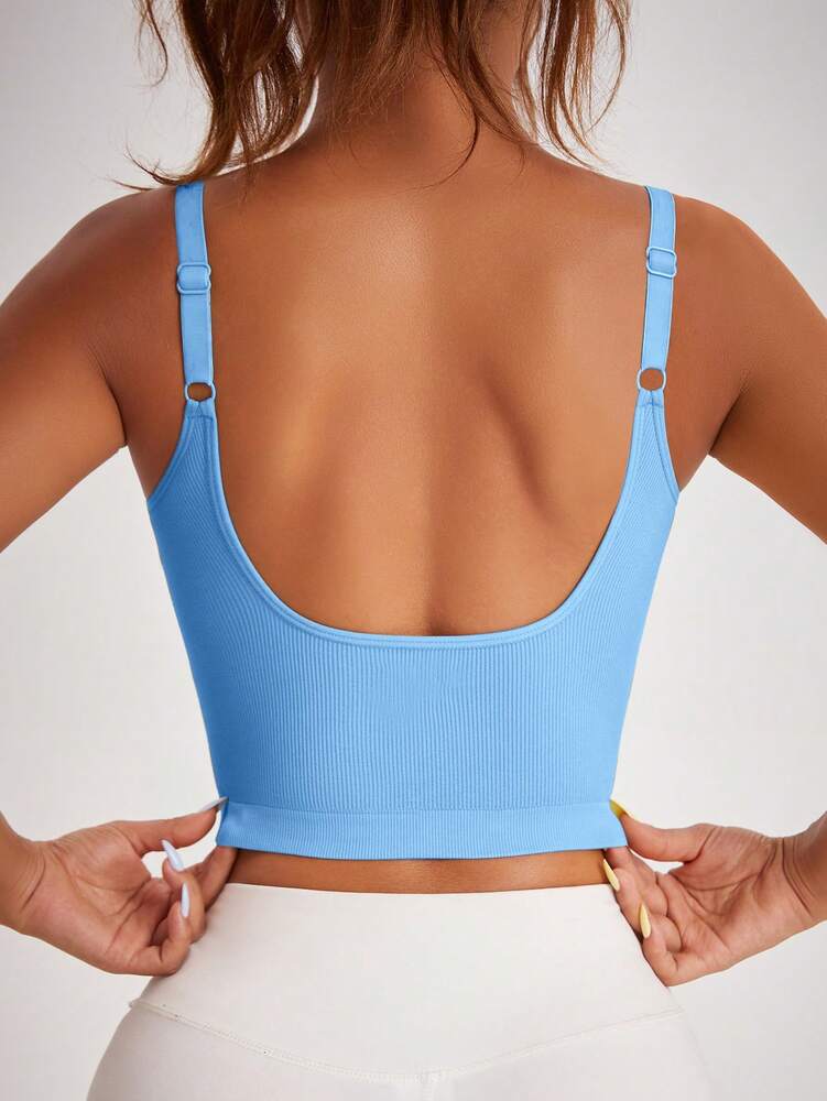 Women's Slogan Graphic Sports Tee With Calm Print Casual Workout Tank Top Gym Fitness Activewear Yoga Shirt Sleeveless Top